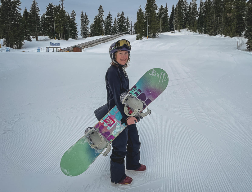 Roberta snowboarding patient testamonial